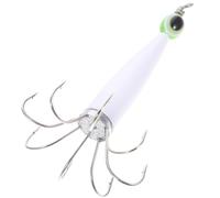 NUOBESTY Anzuelo para Pescar calamares con diseño portátil y Barbas, Fabricado en Hierro para Pesca en estanques, Recomendado para Aficionados a la Pesca Color Aleatorio