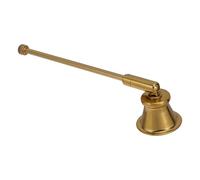 NUOBESTY Apagavelas de Mecha de Metal Mango Largo Estilo Retro Cobre, Extintor Elegante para Velas Aromáticas Frasco, Accesorio Seguro para Hogar y Decoración Vintage