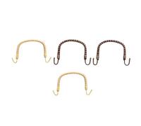 NUOBESTY Asas de Tetera de Ratán Natural 4 Piezas Resistentes Corrosión para Reemplazo en Teteras y Bolsos Accesorio Práctico para Uso Diario Reutilizable