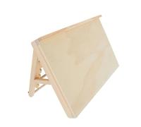 NUOBESTY Atril de Sobremesa Plegable de Madera Caballete Pequeño Ajustable 4 Alturas para Pintar y Exhibir Soporte Portátil para Proyectos Artísticos Oficina y Estudio 45 X 31 X 65 CM