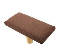 NUOBESTY Banco de Rodillas Ergonómico de Madera con Diseño Natural y Tela de Algodón para Yoga y Meditación, Adecuado para Oficina y Actividades Variadas