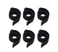 NUOBESTY Bandas Elásticas Ajustables para Peluca 6 Unidades Negras de Poliéster Tejidas Correas Elásticas Transpirables Hebilla Metálica para Ajuste Cómodo y Duradero