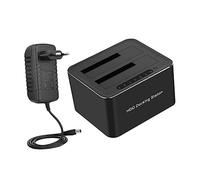NUOBESTY Base Dock para Disco Duro Función De Clonación USB Soporta y Ssd hasta Protección De Cortocircuito y Estabilidad Antideslizante