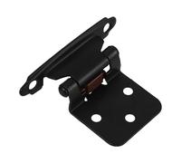 NUOBESTY Bisagras Suave Cierre Negro para Acero de Automático y Función Puertas Armarios para Gabinetes de Vehículos Recreativos