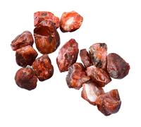 NUOBESTY Bloque Decorativo de Ágata Roja Natural de 5cm, Piedra Difusora Única Texturas Irregulares para Decoración del Hogar y Proyectos Creativos