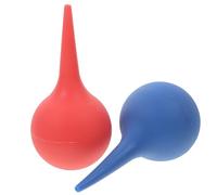 NUOBESTY Bola para Lavar los Oídos de Goma 75ml, Herramienta de Limpieza de Oídos de Mano Suave y Segura, 2 Piezas para Uso en Casa y Viaje