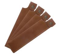 NUOBESTY Bolígrafos Individuales Estuche De Cuero 4 Unidades Organizador De Escritura