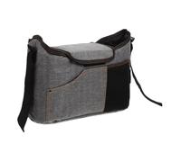 NUOBESTY Bolsa Bandolera para Pañales de Ñiño en Lona Organizador para Carrito, Soporte Antideslizante y Diseño Portátil para Llevar en Movimiento