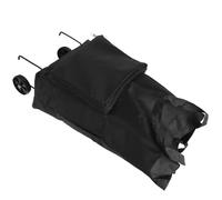 NUOBESTY Bolsa De Compras Plegable con Ruedas Grande, Tela Resistente, Bolso Carrito Portátil Multifunción, para Supermercados y Exteriores, Compacto y Reutilizable Negro