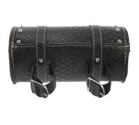 NUOBESTY Bolsa Lateral de Textura de Cocodrilo para Motocicleta, Mini Alforja Cierre Rápido, Tamaño Pequeño para Herramientas, Uso Delantero y Trasero, Organizador Práctico para Equipaje