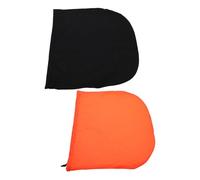 NUOBESTY Bolsa para Casco de Motocicleta 2 Unidades 46x43 Cm Plegable Resistente al Desgarro Organizador Almacenamiento para Moto, Snowboard, Motocross y Equipo de Seguridad, Naranja
