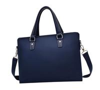 NUOBESTY Bolso Oxford para Portátil Maletín De Negocios Portafolios para Hombre Trasera Antirrobo