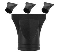 NUOBESTY Boquillas para Secador de Pelo 4 Piezas Negras Accesorio Concentrador Estrecho Compatible Diámetro 4-48 CM Repuestos Prácticos para Peinado Rápido y Cuidado del Cabello