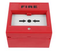NUOBESTY Botón Manual de Alarma Rojo para Emergencias en Instalaciones Públicas y Almacenes, Integración Continua y Control Manual Mejorado, Fabricado en Plástico Conforme a Normas