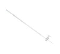 NUOBESTY Bureta de Ácido 10 Ml de Vidrio Transparente para Laboratorio Químico Herramienta de Experimentación Química Resistente Corrosión para Escuela Secundaria y Suministros de