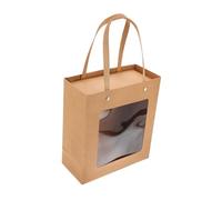 NUOBESTY Caja De Dulces De Boda De Papel Kraft Con Ventana Para Eventos De Matrimonio Cajas Pequeñas Para Postres y Recuerdos Especiales