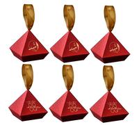 NUOBESTY Caja De Dulces Para Boda 6 Unidades Estilo Chino Decoración De Fiesta Únicos