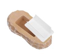 NUOBESTY Caja de Llave Oculta Exterior Forma de Maní Resistente al Agua Almacenamiento Seguro y Realista para Jardín Patio y Hogar