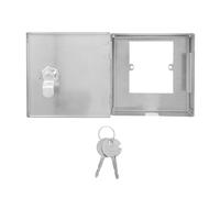 NUOBESTY Caja Eléctrica Exterior de Acero Inoxidable Cerradura y Protección Antisalpicaduras Tamaño 12X12X6 Pulgadas para Aplicaciones de Carga Eléctrica y Montaje en Pared