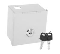 NUOBESTY Caja Protectora para Enchufe Exterior con Cierre Seguro Resistente la Intemperie Diseño Compacto y Fácil Instalación Organizador para de Pared Protección para Conexiones