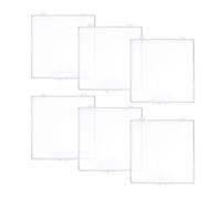 NUOBESTY Caja Transparente para Mariposas con Bisagras Set de 6 Unidades Pequeñas de Plástico para Almacenamiento y Exhibición de Especímenes E Insectos Vitrina Compacta para Colección y