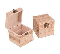 NUOBESTY Cajas Embalaje Vintage Madera Joyería Flores Preservadas Decoración Hogar