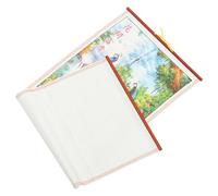 NUOBESTY Calendario Colgante de Pared 2024 Diseño Tradicional Chino de Dragón Calendario Mensual para Decoración de Sala de Estar Papel Reutilizable del Año del Dragón