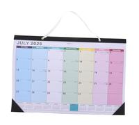NUOBESTY Calendario de Pared Grande con Encuadernación Metálica Planificador Mensual de Meses para Organización Familiar Planificación Empresarial y Programación Escolar