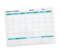 NUOBESTY Calendario de Pizarra Mensual Diseño Removible Fácil, Adhesivo de Pvc para Planificación Multipropósito en Oficina y Gestión