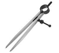 NUOBESTY Calibrador De Espaciado De 150 Mm Brújula De Resorte De Hierro Resistente Divisor De Precisión Para Cuero y Carpintería Uso Profesional y Bricolaje