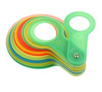 NUOBESTY Calibrador Plástico para Diámetro de Frutas 30-90Mm Pinzas de Colores para Naranjas y Duraznos, Adecuado para Clasificación en Mercados y Huertos Color Aleatorio