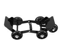 NUOBESTY Carro para Neumáticos de Motocicleta y Triciclo, Herramienta de Emergencia para Mover Ruedas, Estructura Metálica y Plástico Resistente, Adecuado para Traslado Fácil