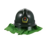 NUOBESTY Casco de Bombero para Adultos: Accesorios de extinción de Incendios para Hombres y Mujeres - Casco de Seguridad para Voluntarios, Equipo Esencial para Rescate