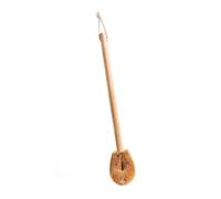 NUOBESTY Cepillo de Limpieza para Inodoro de Palma de Coco Mango Ergonómico y Alta Resistencia para Limpieza Práctica en Baños