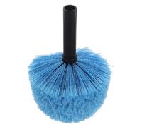 NUOBESTY Cepillo Limpiador de Telarañas Redondo, Cabezal Flexible de Pp y Nylon, Ligero y Versátil, Adecuado para Techos, Paredes y Uso Exterior, Cepillo para Coche