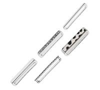 NUOBESTY Charm para Correa de Reloj 5 Piezas Metal Plata Decorativo