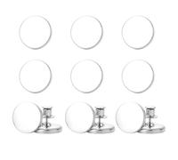 NUOBESTY Cierres Magnéticos para Cortinas 25 MM 6 Pares 12 Pcs de Aleación Resistente Hebillas Desmontables para Dormitorio y Sala Soportes Imanes para Cortinas Clips Antihuida de