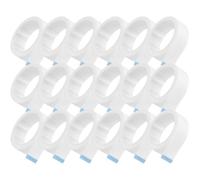 NUOBESTY Cinta Adhesiva para Pestañas de Tela No Tejida de Color Claro, 20 Rollos de 4,3 Metros, Adecuado para Extensiones Sostener Pestañas durante Aplicación Profesional