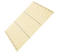 NUOBESTY Cinta Métrica Adhesiva Transparente 0-30 CM Números Negros 20 Tiras Autoadhesivas para Medición Precisa en Manualidades y Costura