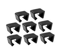 NUOBESTY Clips para Muebles de Exterior de ABS Sujetadores para Sillas y Sofás de Ratán Ranuras de 43 CM y 525 CM Paquete de 8 Piezas Ideales para Patios y Jardines
