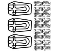 NUOBESTY Clips Resistentes al Óxido Negro Diseño de Cruz Vintage de Papel de Metal y Decorativos Paquete de 50 Piezas para Estudio Bíblico y Reuniones Cristianas