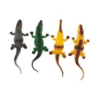 NUOBESTY Cocodrilos Pequeños Juguetes Modelo De Cocodrilo 4 Uds. Juguetes De Figuras De Animales De o Realistas Educativos Cognitivos para Niños Pequeños Favores De Fiesta