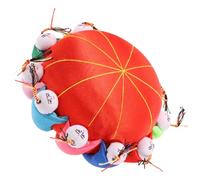 NUOBESTY Cojín De Alfiler Reutilizable Para Costura Almohadilla De Aguja Compacta De Tela Herramienta De Costura Doméstica Con Diseño Chino Soporte Seguro Para Agujas Y Alfileres