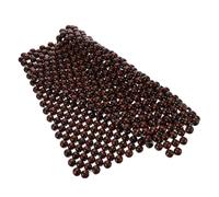 NUOBESTY Cojín de Cuentas de Madera para Asiento de Coche Funda Refrescante de Verano Color Café Transpirable y Ergonómico para Vehículos Compatible Mayoría de Asientos Adecuado para