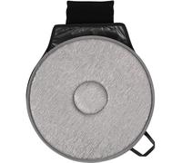 NUOBESTY Cojín Giratorio para Asiento de Coche 360° Multifuncional Base Antideslizante Tela Transpirable Color Gris Claro 1 Unidad Adecuado para Prevenir Tensión Lumbar y Caderas