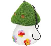 NUOBESTY Comedero Colgante para Colibríes Pequeño para Exterior Bebedero de Agua para Jardín y Patio Mini Comedero Resistente para Árboles