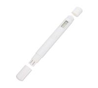 NUOBESTY Comprobador de Agua Digital Bolígrafo Detector de Agua Blanco Portátil Pila Cr1225 Incluida para Piscinas y Spas