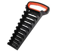 NUOBESTY Conjunto de Llave de trinquete Llave Inglesa organizadores combinación métrico Estante de Llave Organizador de Llaves multiranuras Soporte de Llave páginas Black