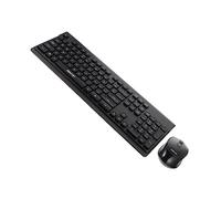 NUOBESTY Conjunto De Teclado y Ratón Inalámbricos Ergonómicos para Portátiles Diseño Ultradelgado y Conexión USB para Uso Casa o Oficina