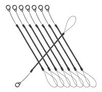 NUOBESTY Cordón Elástico De Plástico para Bolígrafos Táctiles Bolígrafos Stylus 8 Piezas Cordón De Repuesto para Bolígrafo Correa Retráctil Antipérdida Bolígrafos para Tabletas Correas De